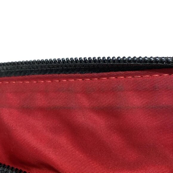 Auth CHRISTIAN LOUBOUTIN blaster Black Red Leather Rubber Mens Clutch Bag - Picture 14 of 16
